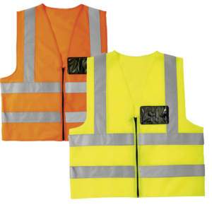 REFLECTIVE VEST (ZIP, ID POUCH)
